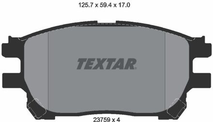 Toyota Remblokkenset, schijfrem 2375901