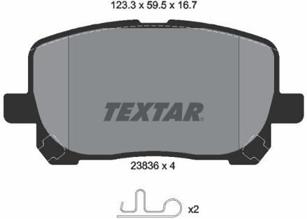 Toyota Remblokkenset, schijfrem 2383601