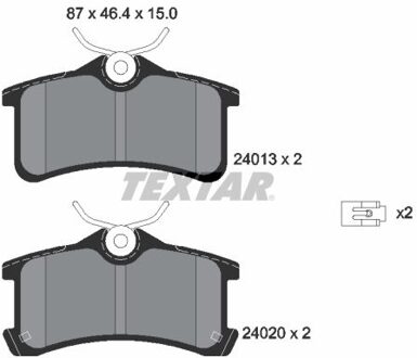 Toyota Remblokkenset, schijfrem 2401301