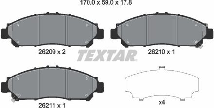 Toyota Remblokkenset, schijfrem 2620901