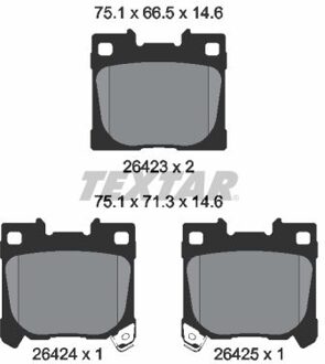 Toyota Remblokkenset, schijfrem 2642301
