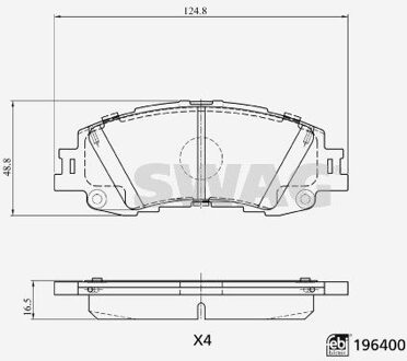 Toyota Remblokkenset, schijfrem 33112154