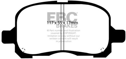 Toyota Remblokkenset, schijfrem DP1195