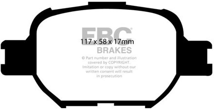 Toyota Remblokkenset, schijfrem DP1325