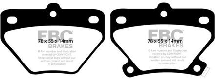 Toyota Remblokkenset, schijfrem DP1326