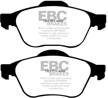 Toyota Remblokkenset, schijfrem DP1421