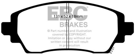 Toyota Remblokkenset, schijfrem DP1431