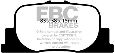 Toyota Remblokkenset, schijfrem DP1456