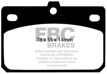 Toyota Remblokkenset, schijfrem DP166