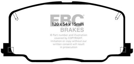 Toyota Remblokkenset, schijfrem DP725