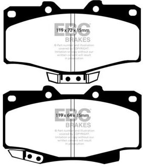 Toyota Remblokkenset, schijfrem DP807
