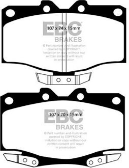 Toyota Remblokkenset, schijfrem DP994