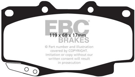 Toyota Remblokkenset, schijfrem DPX2005