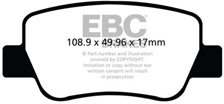 Toyota Remblokkenset, schijfrem DPX2027