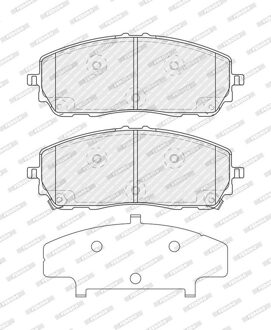 Toyota Remblokkenset, schijfrem FDB5631