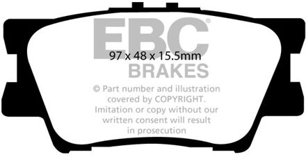 Toyota Remblokkenset Yellowstuff DP41793R