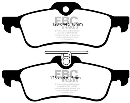 Toyota Remblokkenset Yellowstuff DP41973R