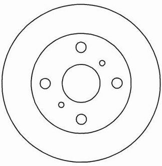 Toyota Remschijf 16015