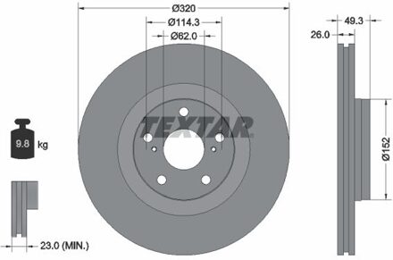 Toyota Remschijf 92195303