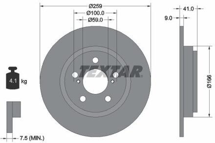 Toyota Remschijf 92199800