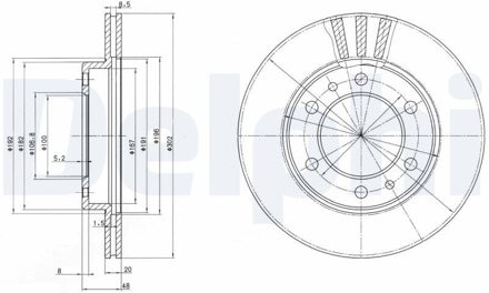 Toyota Remschijf BG2591
