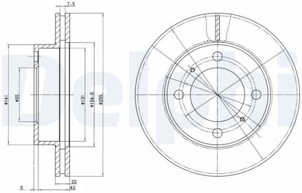 Toyota Remschijf BG2891