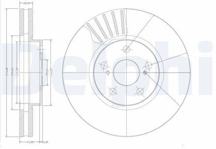 Toyota Remschijf BG3189