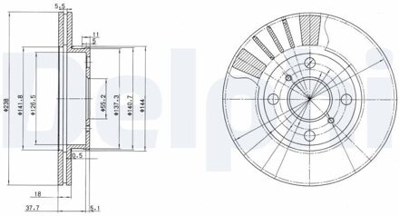Toyota Remschijf BG3424
