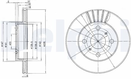 Toyota Remschijf BG3519