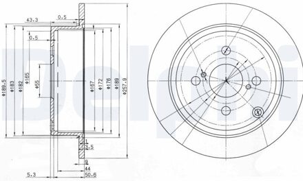 Toyota Remschijf BG3889