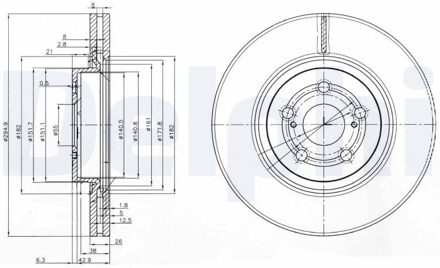 Toyota Remschijf BG3914