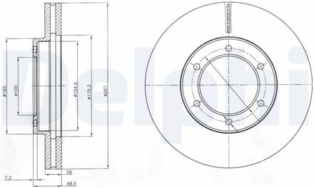 Toyota Remschijf BG4209