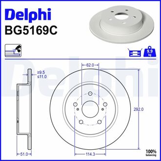 Toyota Remschijf BG5169C