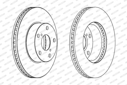 Toyota Remschijf DDF1216C