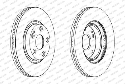 Toyota Remschijf DDF1401C