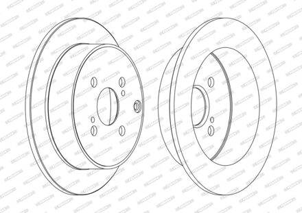 Toyota Remschijf DDF1409C