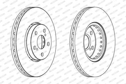 Toyota Remschijf DDF1575C