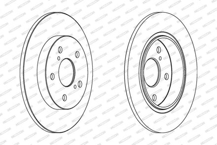 Toyota Remschijf DDF1645