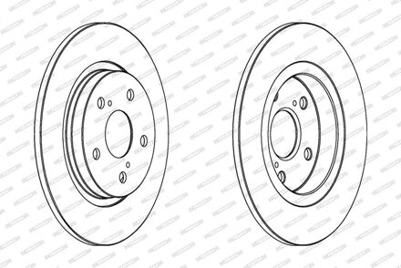 Toyota Remschijf DDF1755C