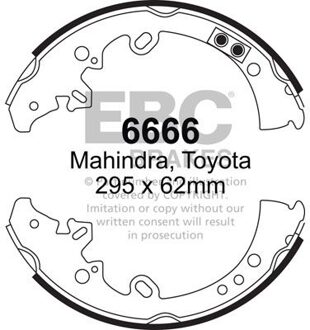 Toyota Remschoenset 6666