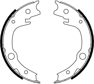 Toyota Remschoenset, parkeerrem