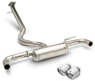 Toyota Remus uitlaat passend voor (GPF-back) Toyota Yaris GR (G16E) 1.6 Turbo - Chroom 102mm 9001211500GPF042670SGR