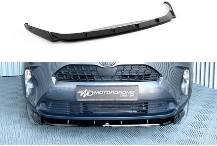 Toyota Voorspoiler passend voor Toyota Yaris Cross 2020- (ABS Glanzend zwart) DXVTO06