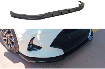 Toyota Voorspoiler passend voor Toyota Yaris (P21) incl. GR 2020- (ABS Glanzend zwart) DXVTO03