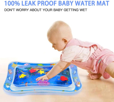 Toys Kids Inflatable Patted Watermat Fun Activity Games Pad PVC Crawling Water Cushion for Children Baby Summer Play 66x50cm