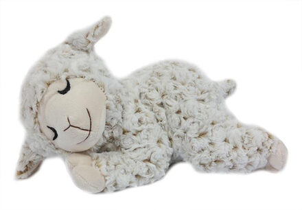 Toys Knuffeldier Schaap/lammetje - zachte pluche stof - premium kwaliteit knuffels - wit - 28 cm - Knuffel boederijd