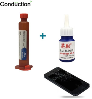 TP-2500 5ml 10ml UV LOCA Liquid Optical Clear Adhesive Glue+Uv Glue Remover for smart phone Edge LCD Glass Screen Repair