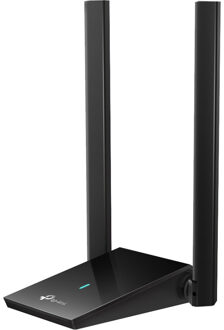 TP-Link Archer TX20U Plus AX1800 draadloze USB-adapter met twee high-gain antennes Router Zwart