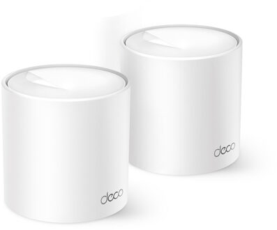 TP-Link Deco X10 WiFi 6 Mesh Systeem (2-pack) Mesh router Wit