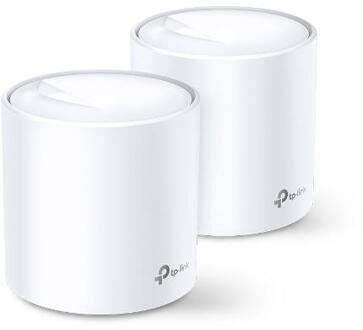 TP-Link Deco X20 WiFi 6 Mesh Systeem (2-pack) Mesh router Wit